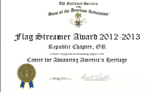 Flag Streamer Award 2012-2013